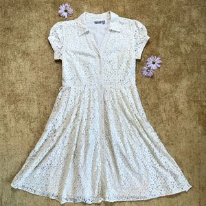 White lace dress. Apt 9. Size 10